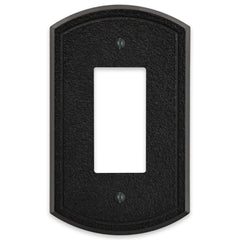 Blackwell Black Iron Cast - 1 Rocker Wallplate