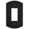 Blackwell Black Iron Cast - 1 Rocker Wallplate - Wallplate Warehouse 58RBI 070686012277 1 Rocker