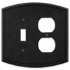 Blackwell Black Iron Cast - 1 Toggle / 1 Duplex Wallplate - Wallplate Warehouse 58TDBI - B 070686012260 1 Toggle / 1 Duplex