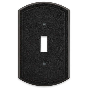 Blackwell Black Iron Cast - 1 Toggle Wallplate - Wallplate Warehouse 58TBI 070686012215 1 Toggle
