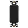Blank Insert Black - Wallplate Warehouse PHBK 070686016602 Cable Jacks