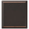 Century Aged Bronze Steel - 2 Blank Wallplate - Wallplate Warehouse 163BBDB 070686574126 2 Blank