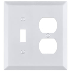 Century Bright White - 1 Toggle/1 Duplex Wallplate