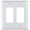 Century Bright White - 2 Rocker Wallplate - Wallplate Warehouse 163RR-BW 70686021767 2 Rocker