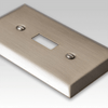 Century Brushed Bronze Steel - 1 Duplex Wallplate - Wallplate Warehouse 163DBZ 070686574621 1 Duplex