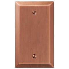 Century Antique Copper Steel - 1 Blank Wallplate