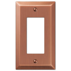 Century Antique Copper Steel - 1 Rocker Wallplate