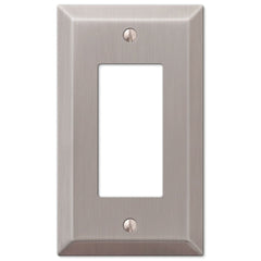 Century Brushed Nickel Steel - 1 Rocker Wallplate