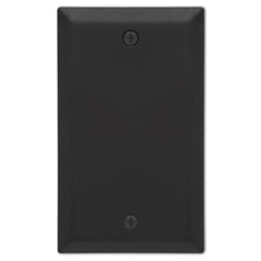 Century Matte Black Steel - 1 Blank Wallplate