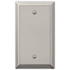 Century Polished Nickel Steel - 1 Blank Wallplate - Wallplate Warehouse 163BPN 070686574133 1 Blank