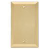 Century Satin Brass Steel - 1 Blank Wallplate - Wallplate Warehouse 163BSB 070686586822 1 Blank