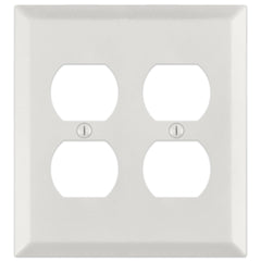 Century Warm White - 2 Duplex Wallplate