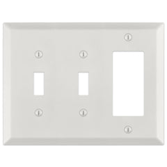 Century Warm White - 2 Toggle/1 Rocker Wallplate