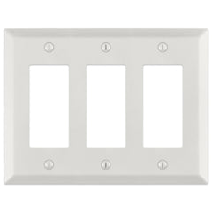 Century Warm White - 3 Rocker Wallplate