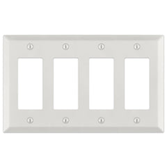 Century Warm White - 4 Rocker Wallplate