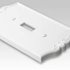 Charleston White Plastic - 3 Rocker Wallplate - Wallplate Warehouse 39RRRW 070686575963 3 Rocker