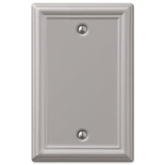 Chelsea Brushed Nickel Steel - 1 Blank Wallplate