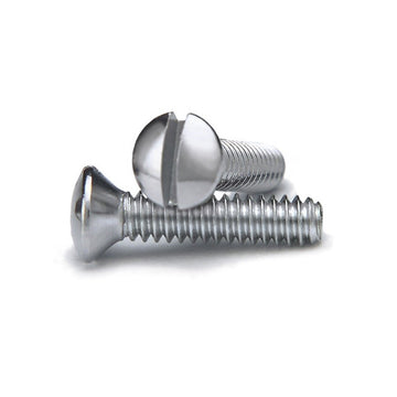 Chrome 3/4 Inch Wallplate Screws - 10 Pack - Wallplate Warehouse PSCH 070686557037 Screws
