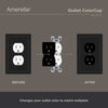 ColorCaps Black - 2 Pack - Wallplate Warehouse CC - CDO - BK 070686017579 Cable Jacks