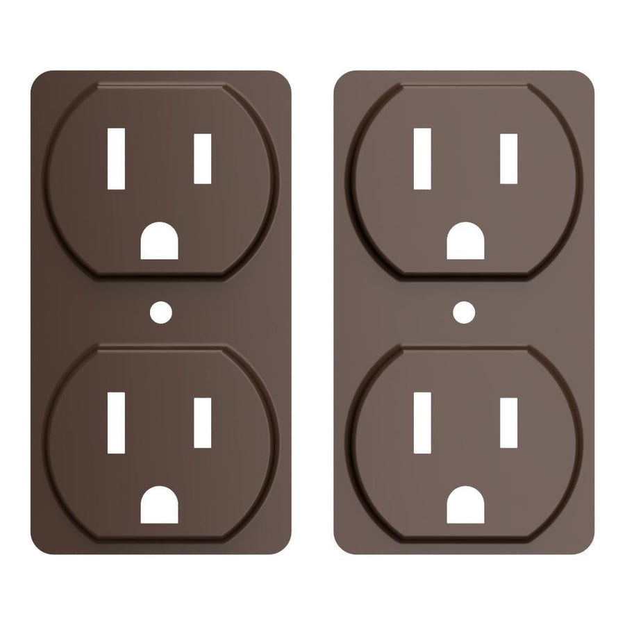 ColorCaps Brown - 2 Pack - Wallplate Warehouse CC - CDO - DB 070686017609 Cable Jacks