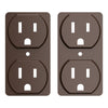 ColorCaps Brown - 2 Pack - Wallplate Warehouse CC - CDO - DB 070686017609 Cable Jacks