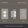 ColorCaps Gray - 2 Pack - Wallplate Warehouse CC - CDO - N 070686017593 Cable Jacks