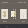 ColorCaps Light Almond - 2 Pack - Wallplate Warehouse CC - CDO - AL 070686019429 Cable Jacks