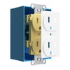 ColorCaps White - 2 Pack - Wallplate Warehouse CC - CDO - W 070686017562 Cable Jacks