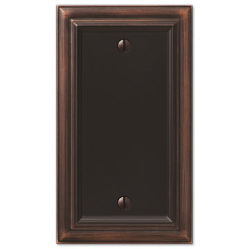 Continental Aged Bronze Cast - 1 Blank Wallplate - Wallplate Warehouse 94BVB 070686572771 1 Blank