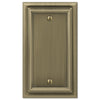 Continental Brushed Brass Cast - 1 Blank Wallplate - Wallplate Warehouse 94BBB 070686572870 1 Blank