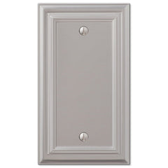 Continental Satin Nickel Cast - 1 Blank Wallplate