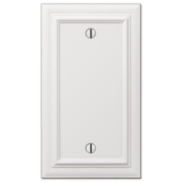Continental White Cast - 1 Blank Wallplate - Wallplate Warehouse 94BW 070686577455 1 Blank