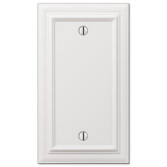 Continental White Cast - 1 Blank Wallplate