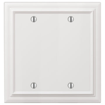 Continental White Cast - 2 Blank Wallplate - Wallplate Warehouse 94BBW - B 070686020760 2 Blank