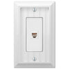 Cottage White Composite - 1 Phone Jack Wallplate - Wallplate Warehouse 269PHW 070686016275 Phone Jacks