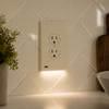SnapPower GuideLight 2PLUS - Ivory, Duplex