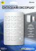 DecoPlug LED GeoSquare Nickel Night Light - Wallplate Warehouse NL - DPGS - N 070686771457 Night Lights