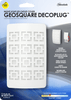DecoPlug LED GeoSquare White Night Light - Wallplate Warehouse NL - DPGS - W 070686771440 Night Lights