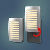 DecoPlug LED Louver Nickel Night Light - Wallplate Warehouse NL - DPLV - N 070686771433 Night Lights