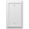 Deerfield White Wood - 1 Blank Wallplate - Wallplate Warehouse 2040BW 070686586310 1 Blank