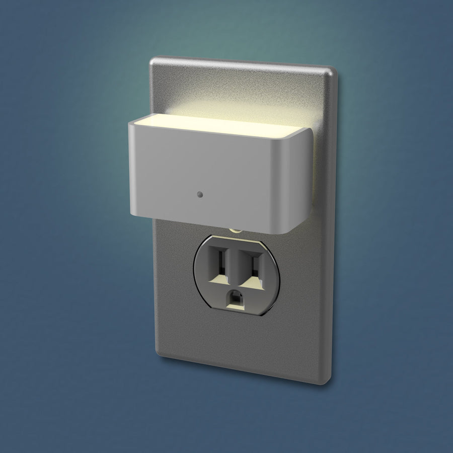 Deli LED Automatic Nickel Night Light - Wallplate Warehouse NL - DELI - N 070686771174 Night Lights