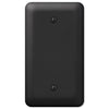 Devon Black Steel - 1 Blank Wallplate - Wallplate Warehouse 935BBK 070686576519 1 Blank