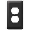 Devon Black Steel - 1 Duplex Wallplate - Wallplate Warehouse 935DBK 070686400678 1 Duplex