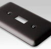 Devon Black Steel - 1 Duplex Wallplate - Wallplate Warehouse 935DBK 070686400678 1 Duplex