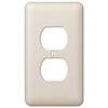 Devon Light Almond Steel - 1 Duplex Wallplate - Wallplate Warehouse 935DAL 070686400760 1 Duplex