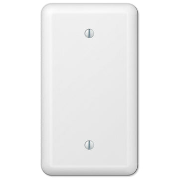 Devon White Steel - 1 Blank Wallplate - Wallplate Warehouse 935BW 070686401118 1 Blank