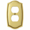 Sonoma Polished Brass Steel - 1 Duplex Wallplate