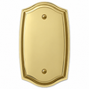 Sonoma Polished Brass Steel - 1 Blank Wallplate