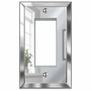 Mirror Acrylic - 1 Rocker Wallplate
