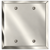 Century Polished Nickel Steel - 2 Blank Wallplate
